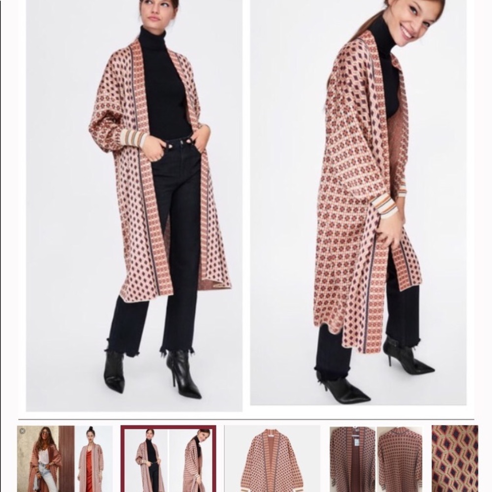 Zara Metallic Duster